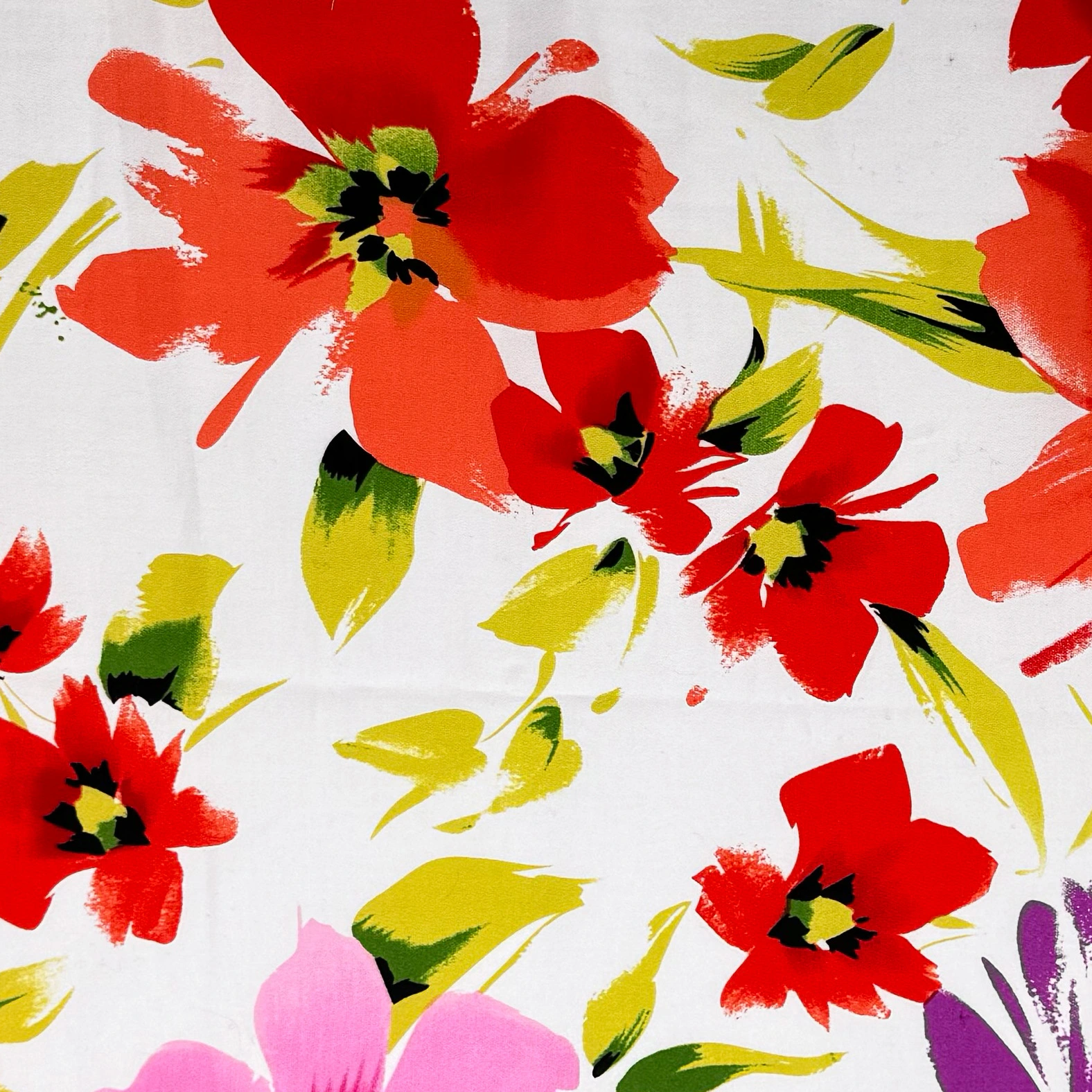 Poly Print - Pops of Red - Image 2